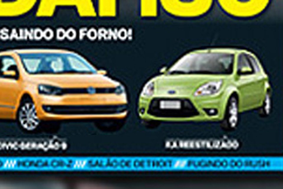 Autoesporte mostra Ford Ka e VW Gol reestilizados na linha 2012 O Gol e o