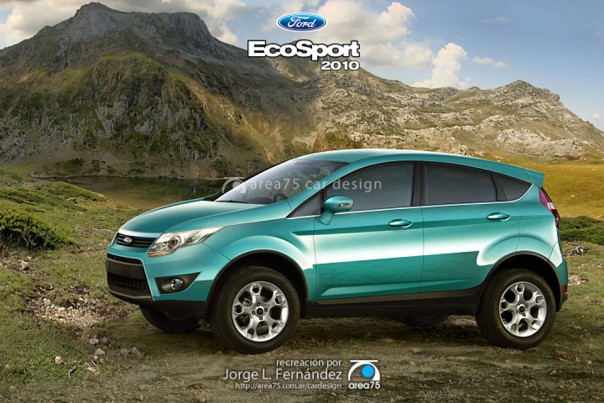 Projeção do novo Ford EcoSport