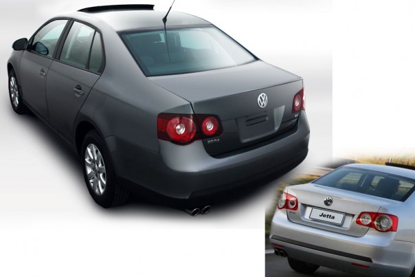 Volkswagen Jetta 2010 e no detalhe o 2009