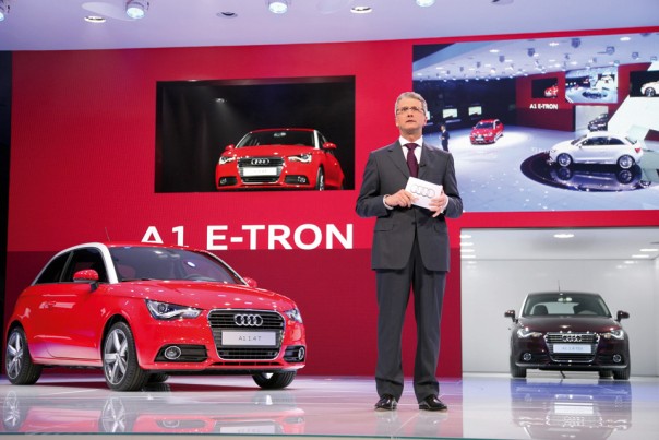 Rupert Stadler apresenta o Audi A1 e-tron