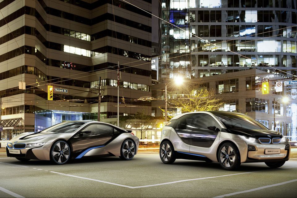 BMW revela os conceitos ecológicos i3 e i8