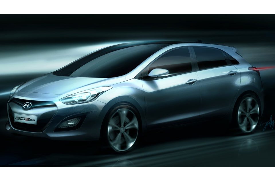 Hyundai mostra primeira imagem do novo i30