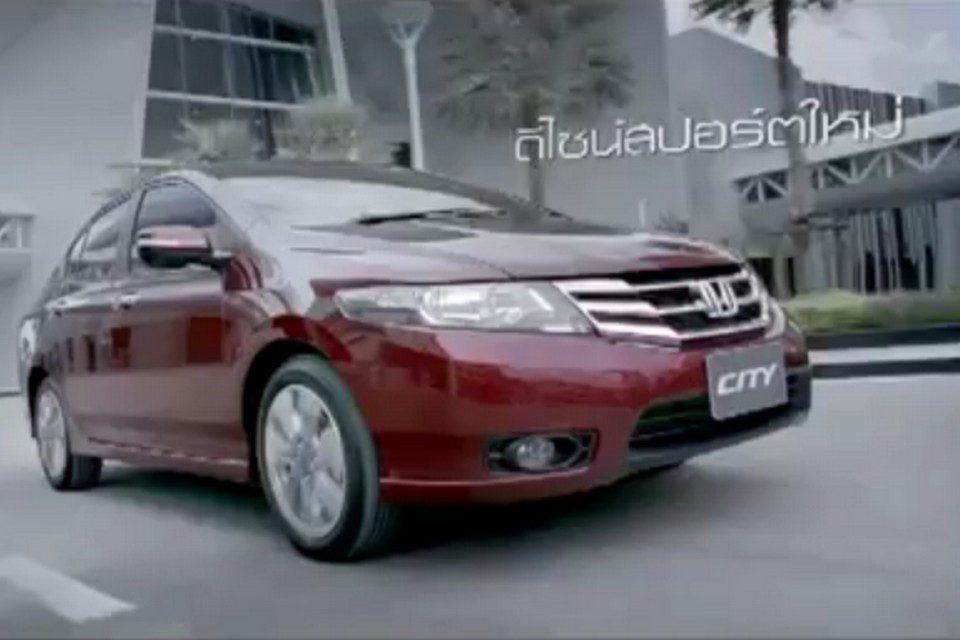 Honda City reestilizado aparece em comercial na Tailândia