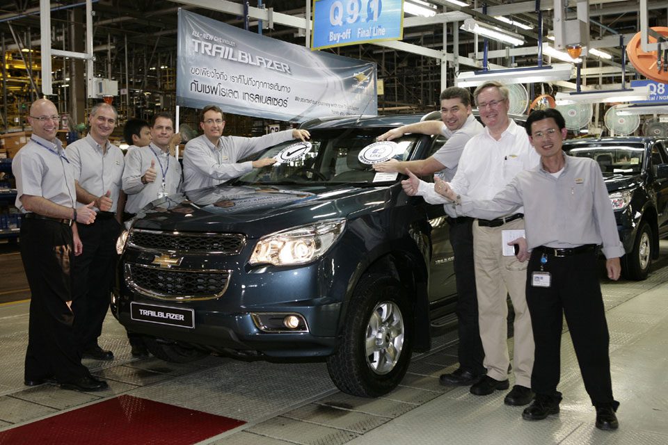 Chevrolet inicia produção da nova Trailblazer na Tailândia