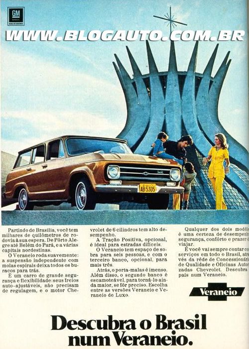 Propaganda antiga: Chevrolet Veraneio 1972