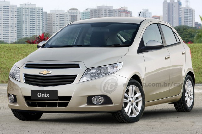 Projeção do Chevrolet Onix (iG Carros)