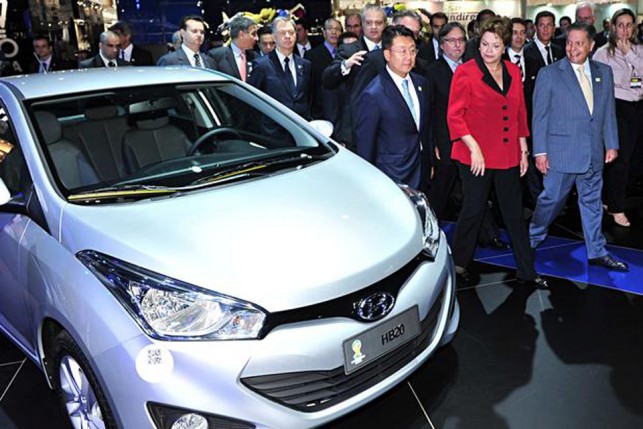 Presidente Dilma no Salão do Automóvel 2012