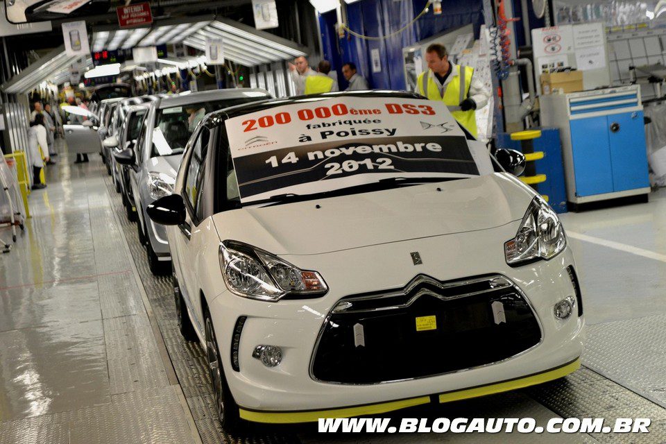 Citroën DS3 chega a 200.000 exemplares produzidos