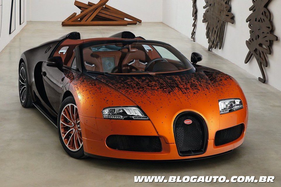 Bugatti Veyron ganha edição especial criada por artista