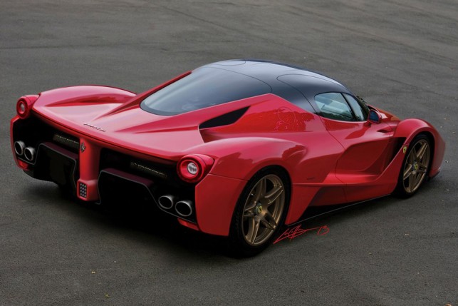 Projeção da sucessora da Ferrari Enzo