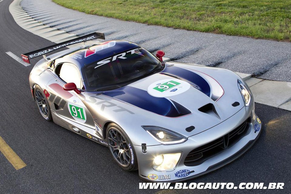SRT Viper competirá nas 24 Horas de Le Mans em 2013