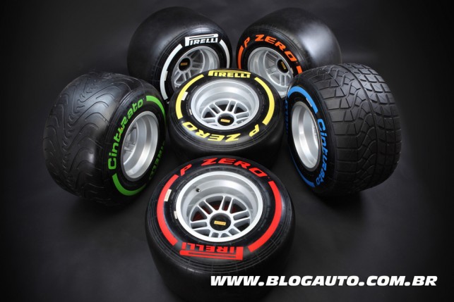 Pneus Pirelli para temporada 2013 da Fórmula 1