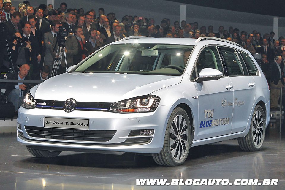 Volkswagen apresenta a nova perua Golf, que deve chegar ao Brasil