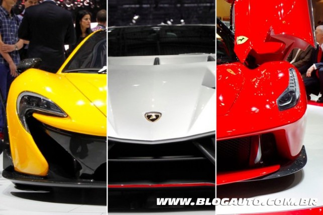 Lamborghini Veneno x Ferrari LaFerrari x McLaren P1, qual é o melhor superesportivo?