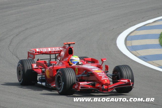 F2007 de Felipe Massa que estará no Ferrari Racing Days