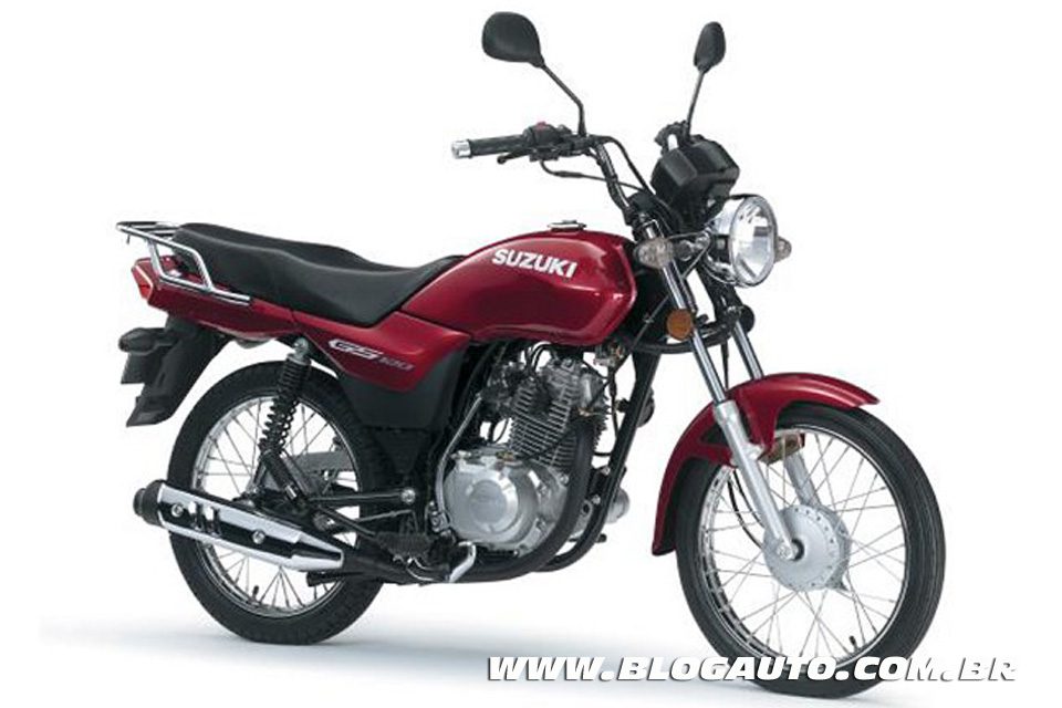 Suzuki GS120 novo modelo de entrada a R$ 3.990