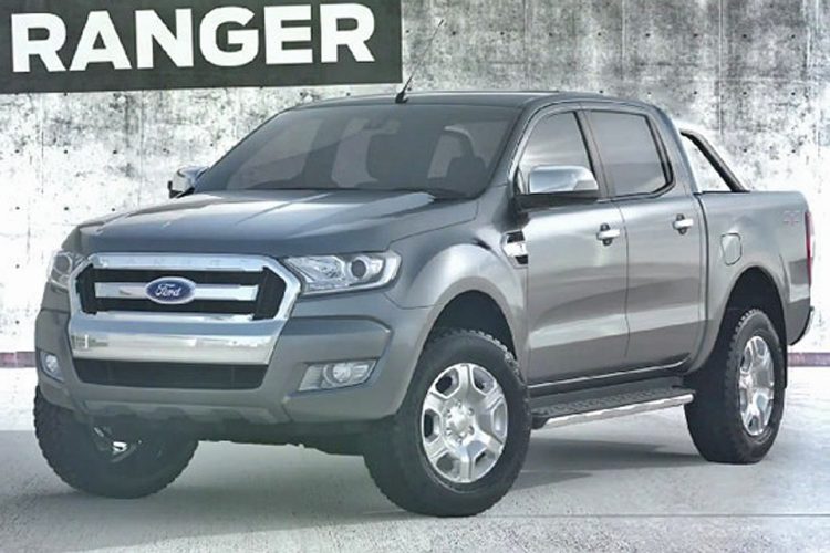 Ford Ranger com novo visual dianteiro pode chegar em 2015