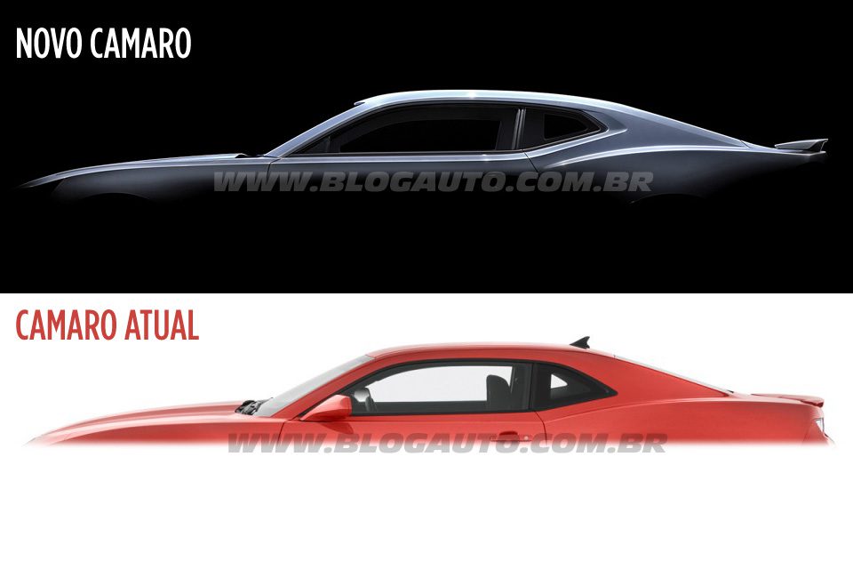 Compare o novo Camaro 2016 com o atual modelo