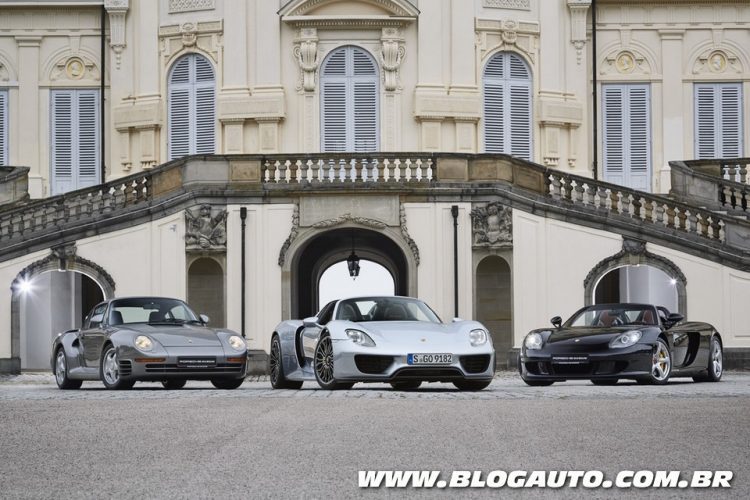 Porsche 959, 918 Spyder e Carrera GTPorsche 959, 918 Spyder e Carrera GT
