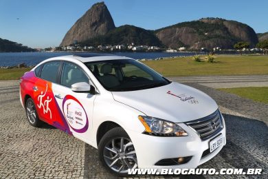Nissan Sentra para o Revezamento da Tocha Olímpica Rio 2016