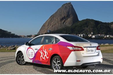 Nissan Sentra para o Revezamento da Tocha Olímpica Rio 2016