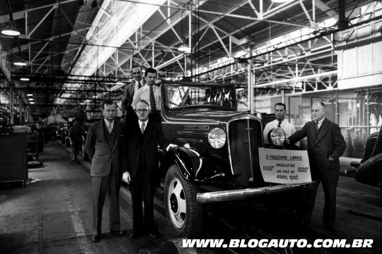 Milésimo carro da GM no ABC foi produzido em 1936