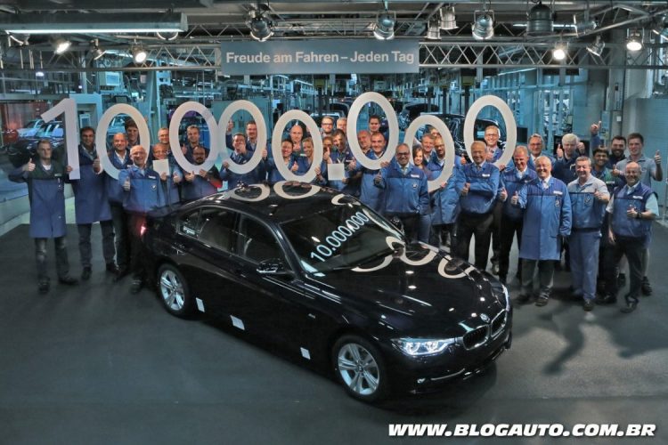 BMW Série 3 número 10 milhões