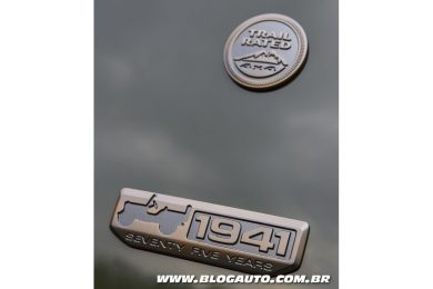 2016 Jeep 75th Anniversary edition badge