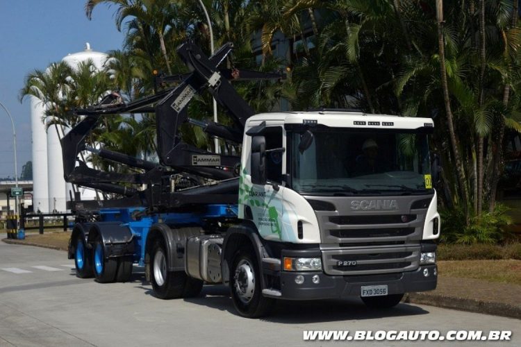 Caminhão Scania com etanol de segunda geração