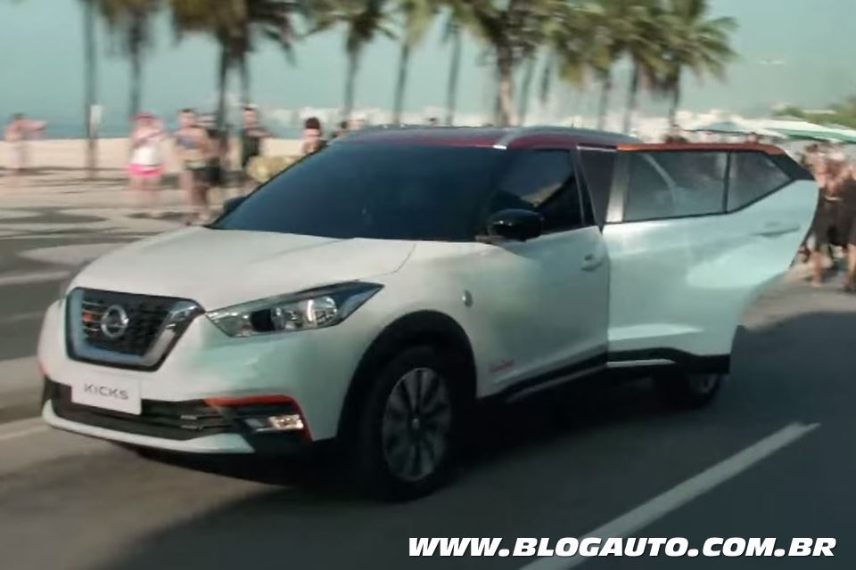 Nissan Kicks Rio 2016 aparece em propaganda
