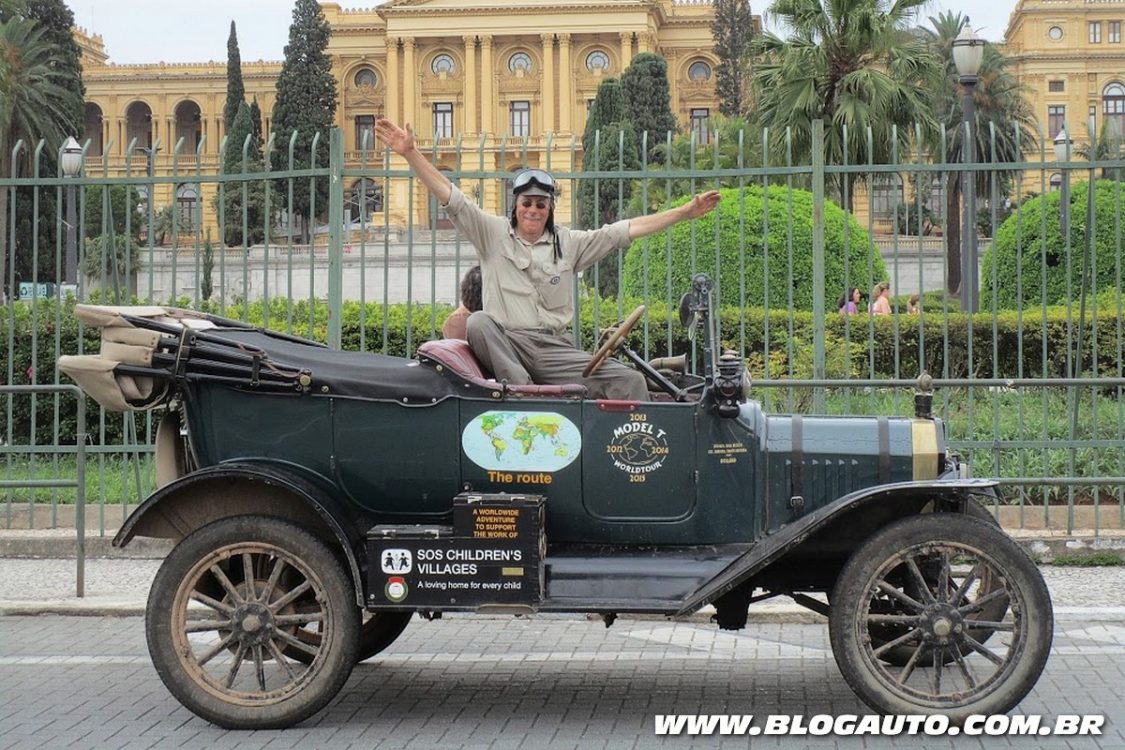 Aos 100 anos, Ford T faz viagem de volta ao mundo