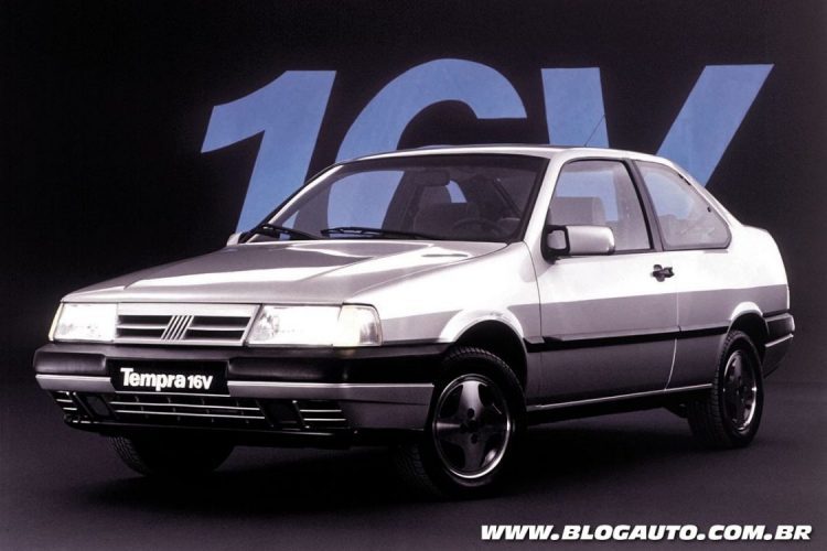 Tempra 16V 1993 - primeiro carro nacional com motor de 4 válvulas por cilindro
