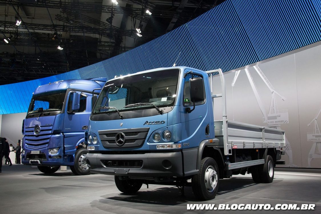 Mercedes-Benz mostra caminhão brasileiro na Alemanha