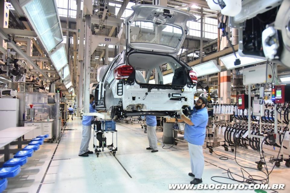 Produção do novo Volkswagen Polo 2018 em Anchieta 