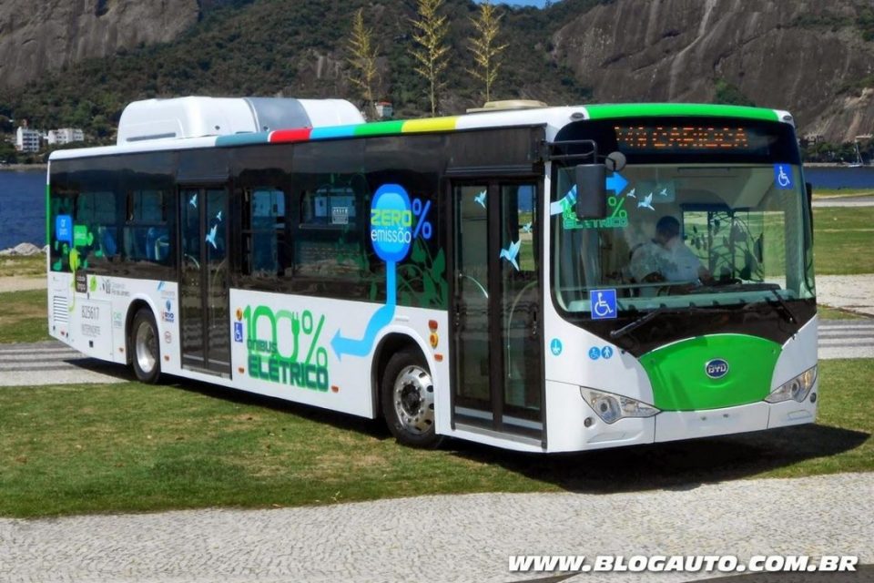 Ônibus elétrico da BYD pode circular em São Paulo