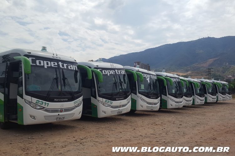 Mercedes-Benz entrega 50 ônibus para empresa de fretamento na Colômbia