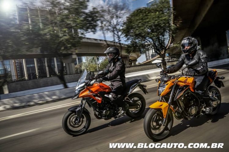 Linha Honda CB 500F e CB 500X 2019