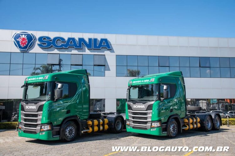 Scania R410 GNV Jomed LOG