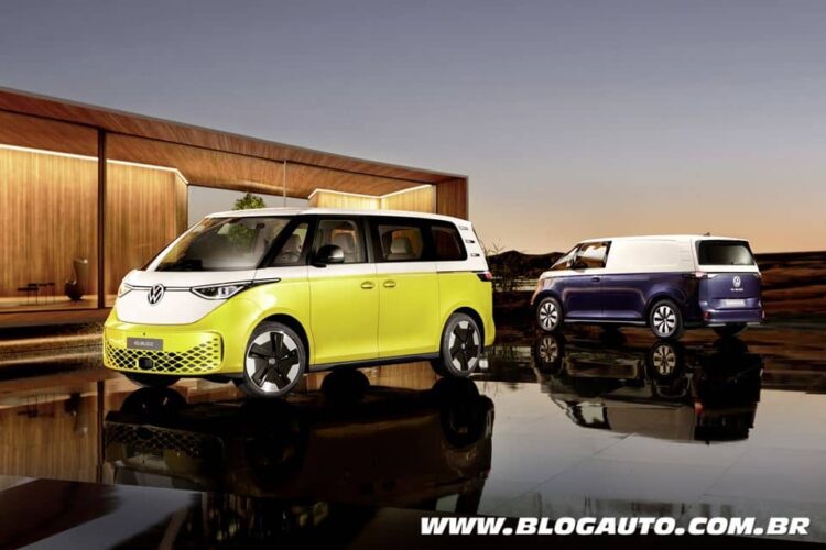 Volkswagen Kombi volta agora 100% elétrica, o VW id.Buzz