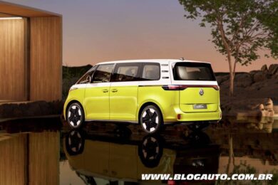Volkswagen Kombi volta agora 100% elétrica, o VW id.Buzz