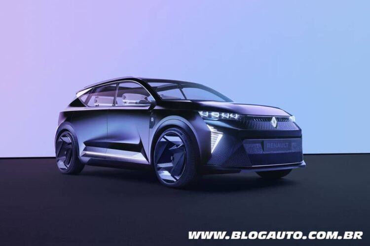 Renault Scenic volta como conceito híbrido elétrico hidrogênio