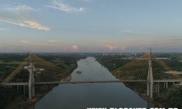 Nova ponte Brasil e Paraguai fica pronta