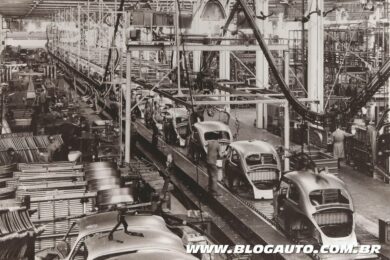 Volkswagen Fusca - Montagem Final - Anchieta - Anos 1960