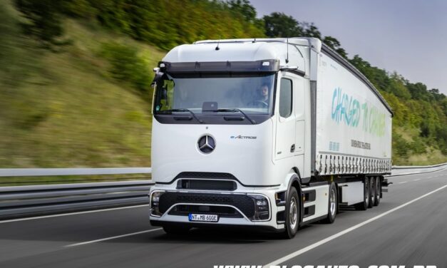 Mercedes-Benz eActros 600 elétrico para longas distâncias