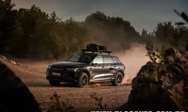 Audi Q8 E-Tron Dakar desempenho off-road elétrico