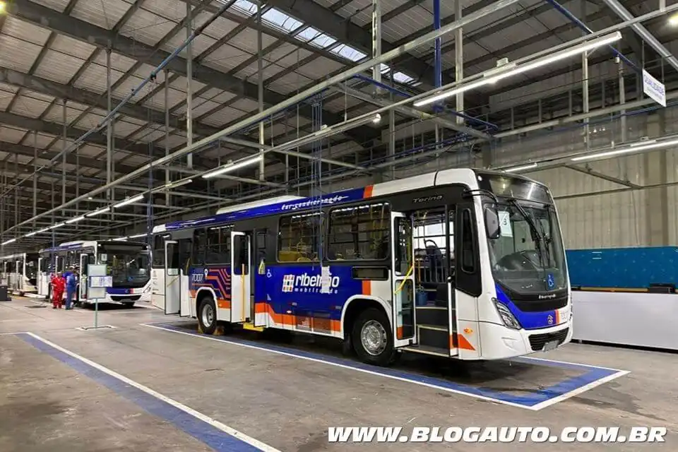 Mercedes-Benz entrega 128 ônibus para Ribeirão Preto