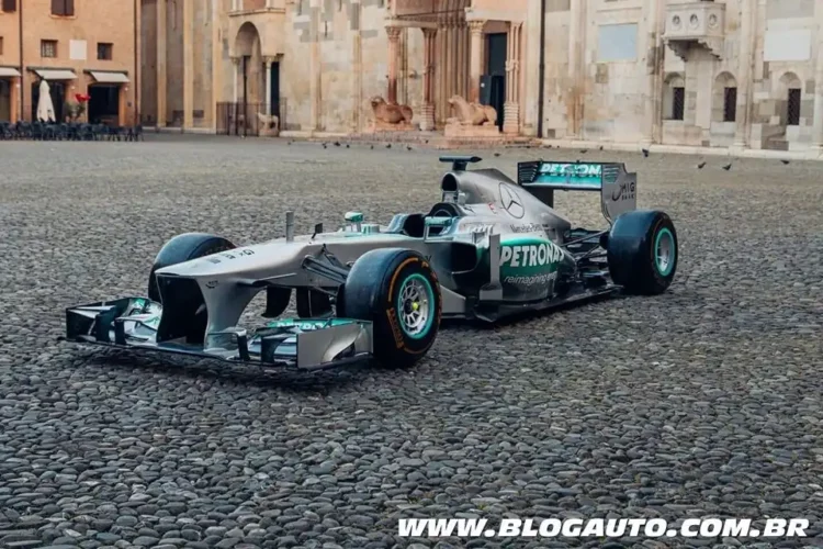 Mercedes W04 de Lewis Hamilton de 2013