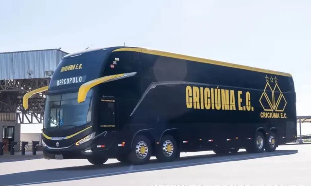 Scania Marcopolo é o novo ônibus do Criciúma