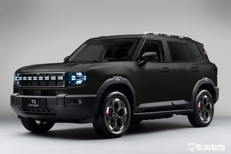 Jetour lança T1 e T2 Dark Knight com pintura fosca exclusiva